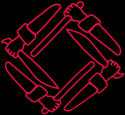 gabriele roloff - modern arnis -  hand logo